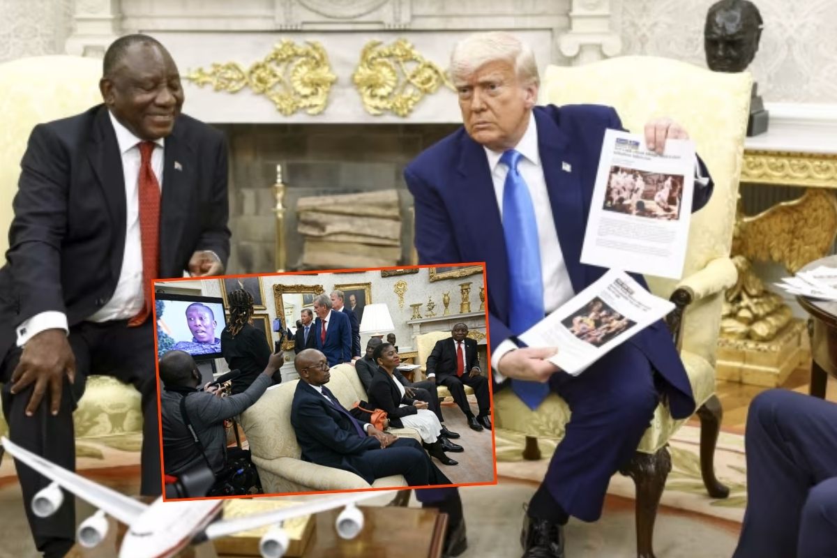 ABD Başkanı Trump, Oval Ofis'te ağırladığı Güney Afrika Cumhurbaşkanı'nı soykırım yapmakla suçladı ve video klip izletti