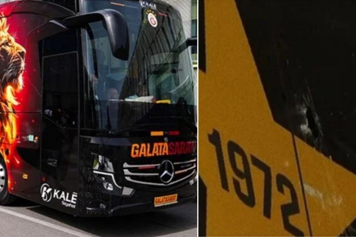 Galatasaray otobüsüne, Göztepe maçı sonrası taşlı saldırı