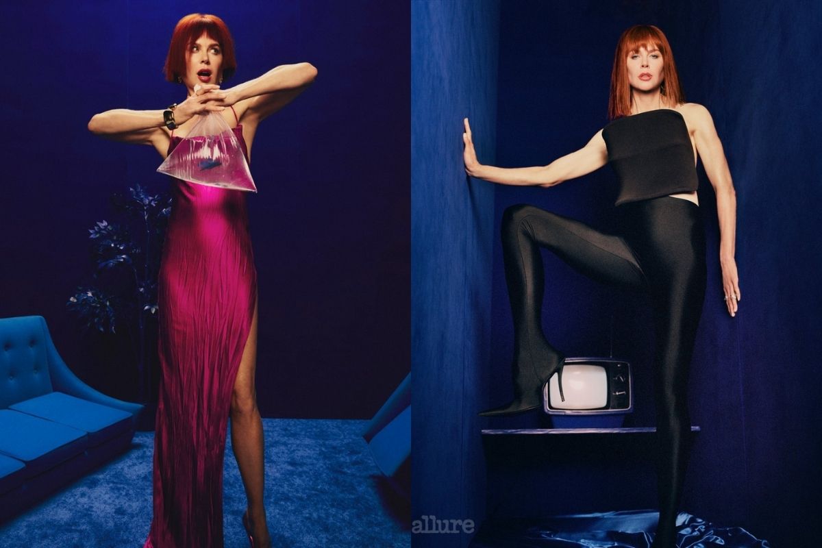 Nicole Kidman, Allure'un Mayıs 2025 sayısının kapağında üç farklı perukla yer aldı