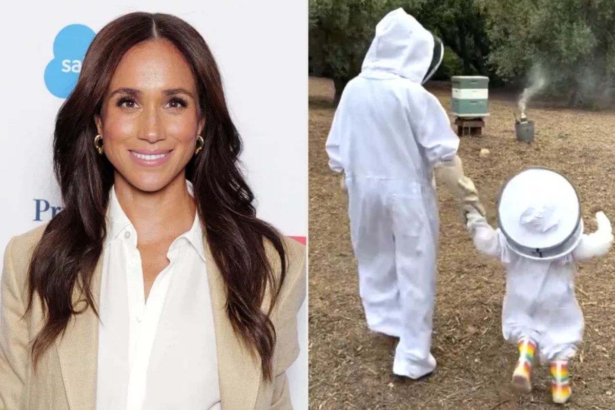 Meghan Markle ve 3 yaşındaki Prenses Lilibet'ten arıcı kıyafetleriyle sevimli video