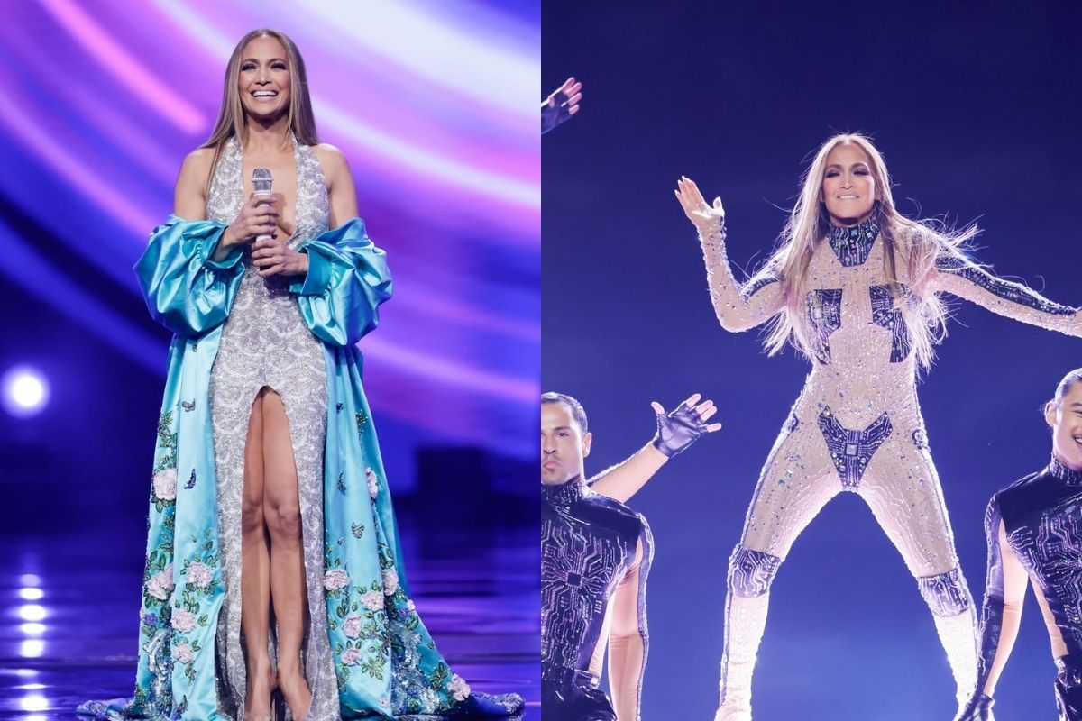 Jennifer Lopez AMAs'ta 8 farklı elbise giydi
