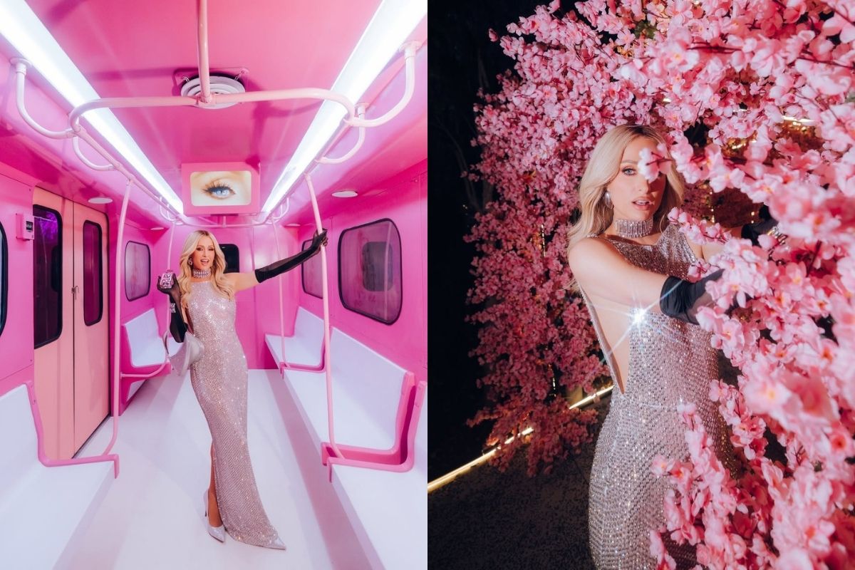 Paris Hilton'dan pembe konseptli Mexico City gezisi