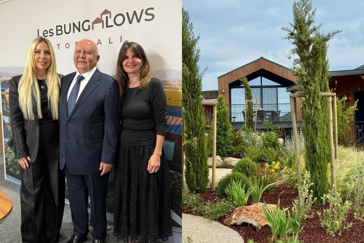 Arkas Holding'in patronu Lucien Arkas ve eşi Merve Arkas, agroturizm yatırımlarına hız verdi ve Ege'nin ortasındaki Les Bungalows'un açılışını yaptı