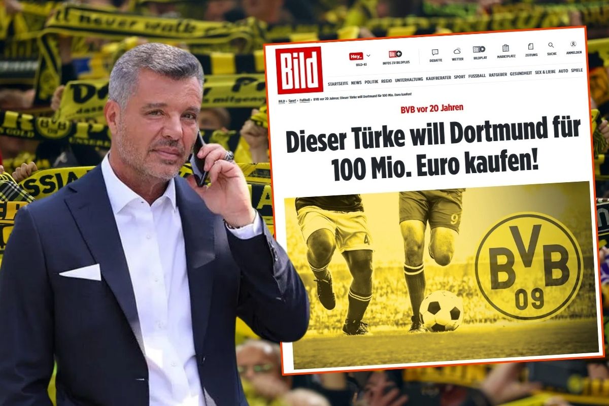 Bild gazetesi nostalji köşesinde, Sadettin Saran’ın Borussia Dortmund yatırımını anlatan 20 yıllık bir habere yer verdi