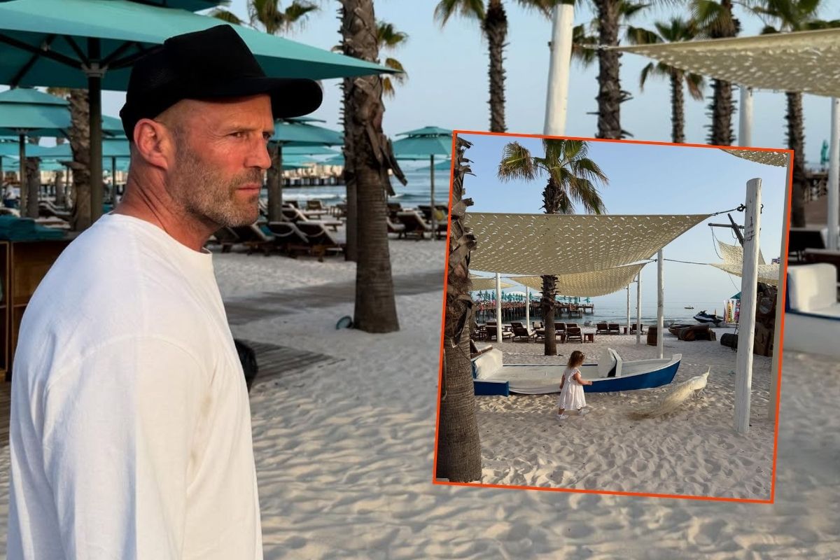 Jason Statham ailesiyle Antalya'da tatil yaptı