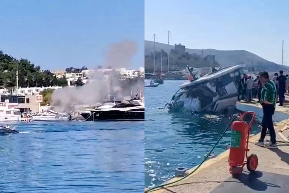 Bodrum marinada patlama: 3 yaralı