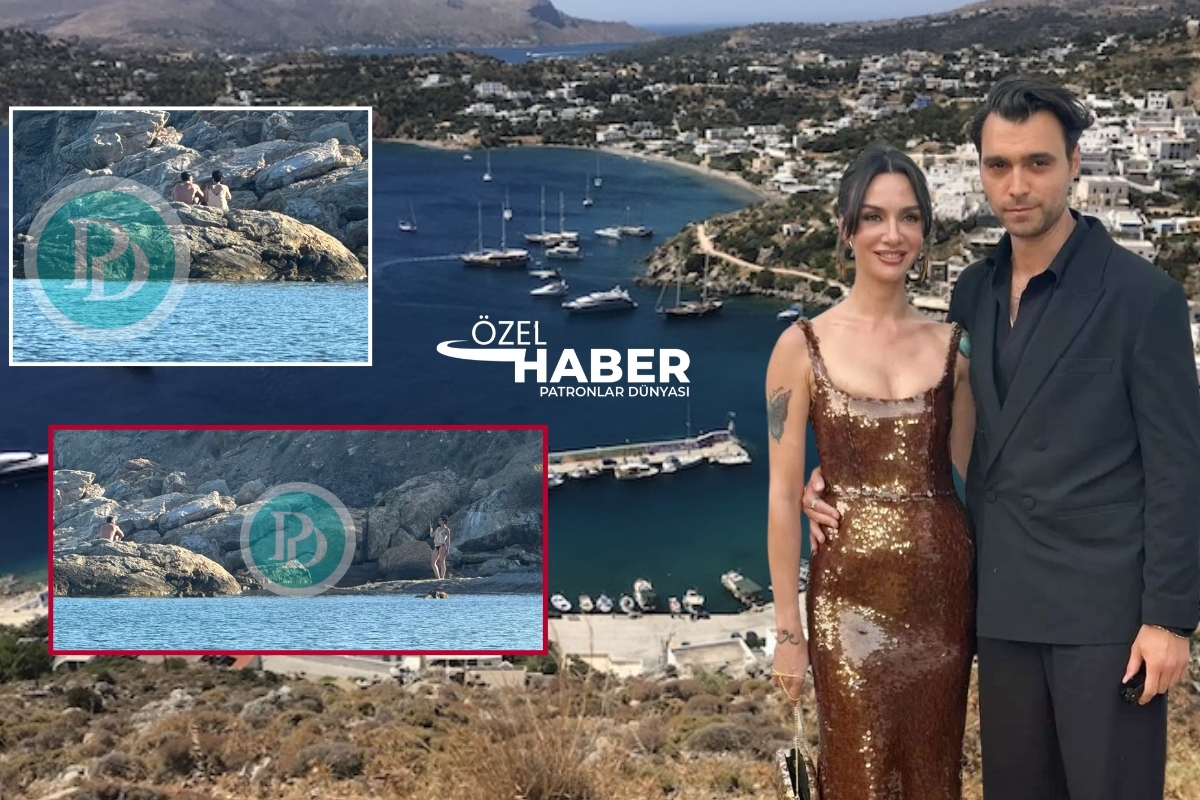 Geçtiğimiz ay Amsterdam’a giden Birce Akalay ve sevgilisi Hakan Kurtaş’ın bayramda tercihi Leros Adası oldu