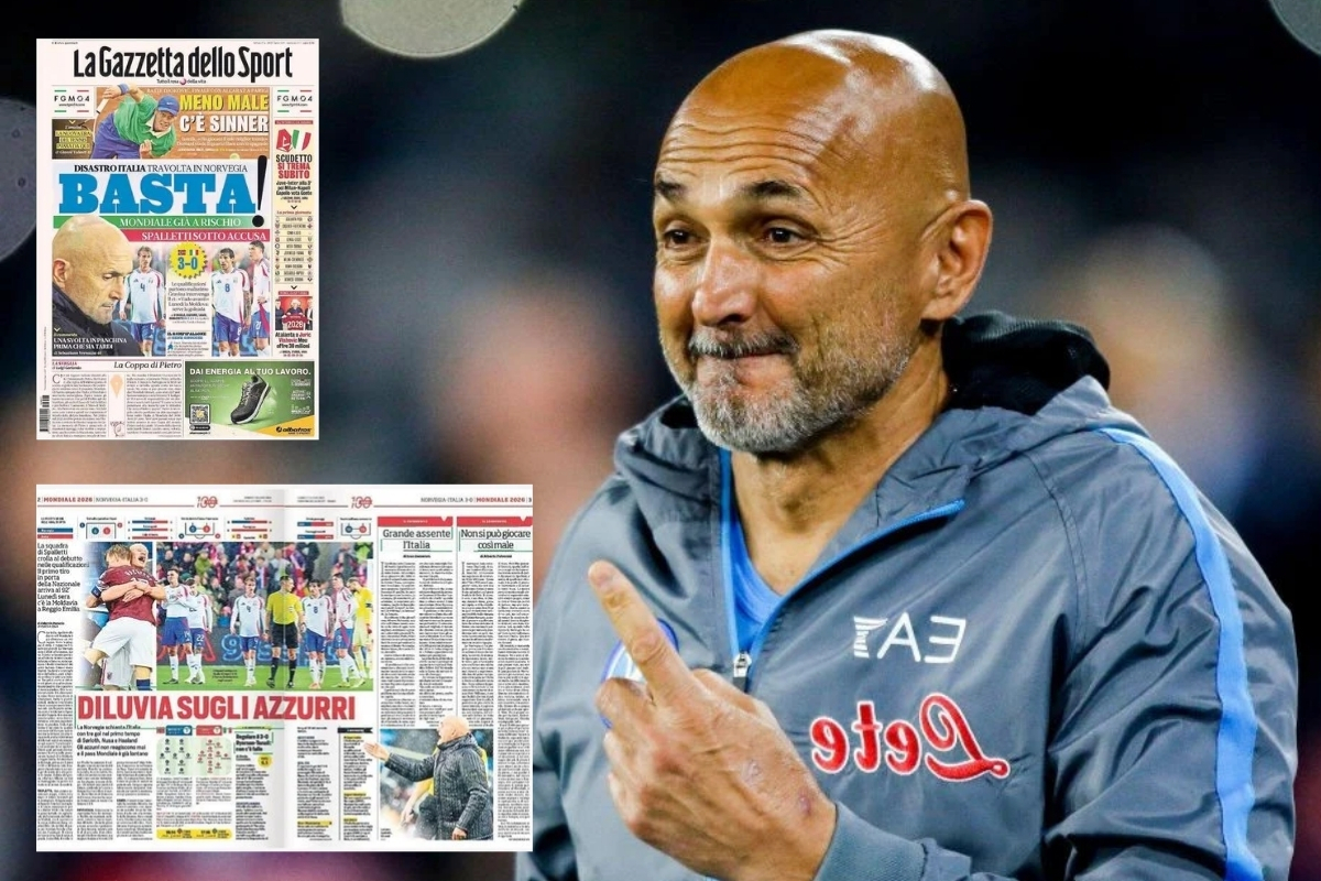 Norveç mağlubiyeti sonrası İtalya futbolunda alarm zilleri çaldı, teknik direktör Luciano Spalletti sert eleştirilerin hedefinde yer aldı