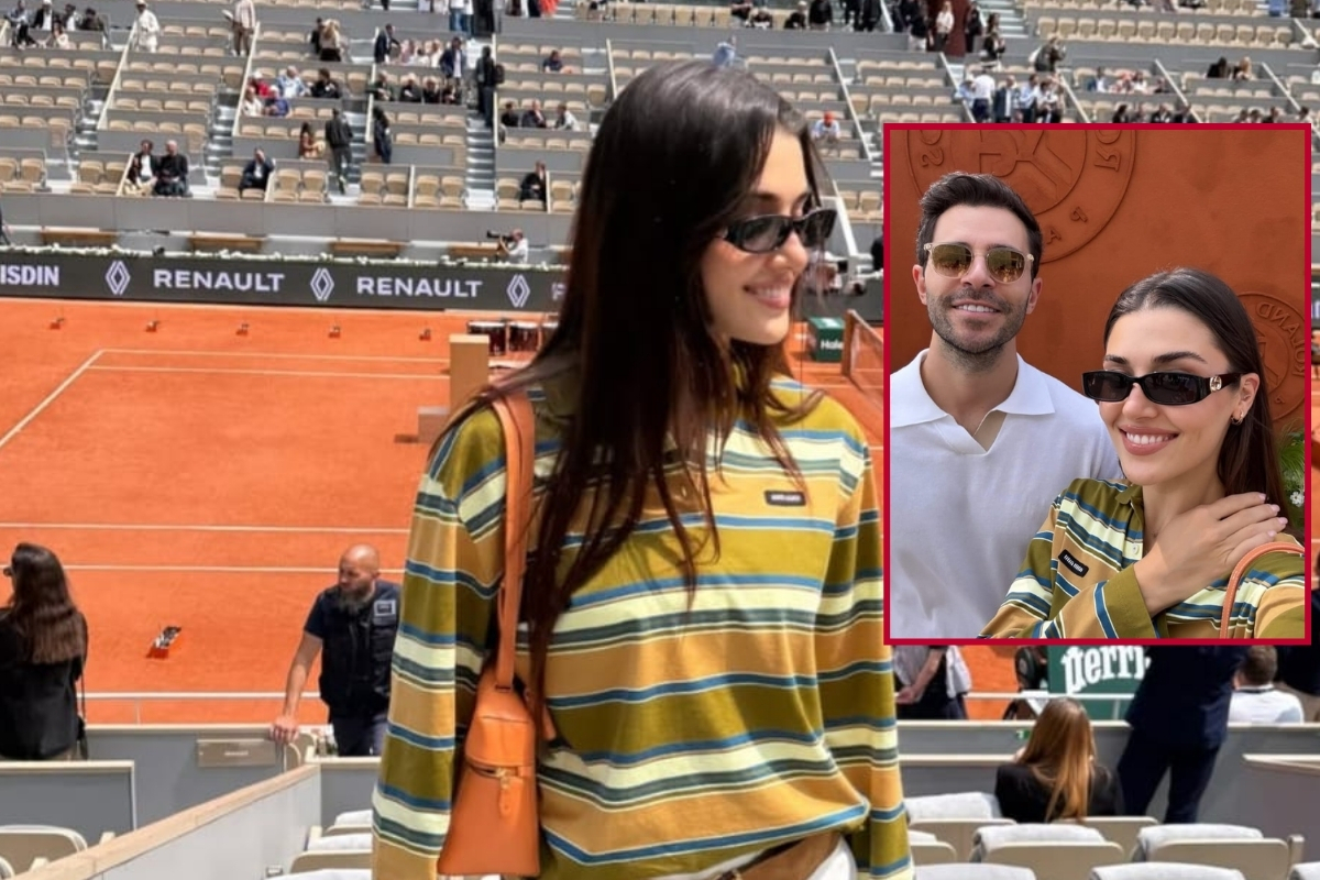 Hande Erçel ve Hakan Sabancı Roland Garros finalini yerinden izledi