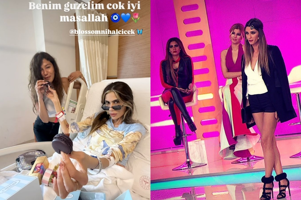 Cem Hakko’nun sevgilisi Nazlı Kayaaslan’dan rakibi Nihal Candan'a geçmiş olsun ziyareti