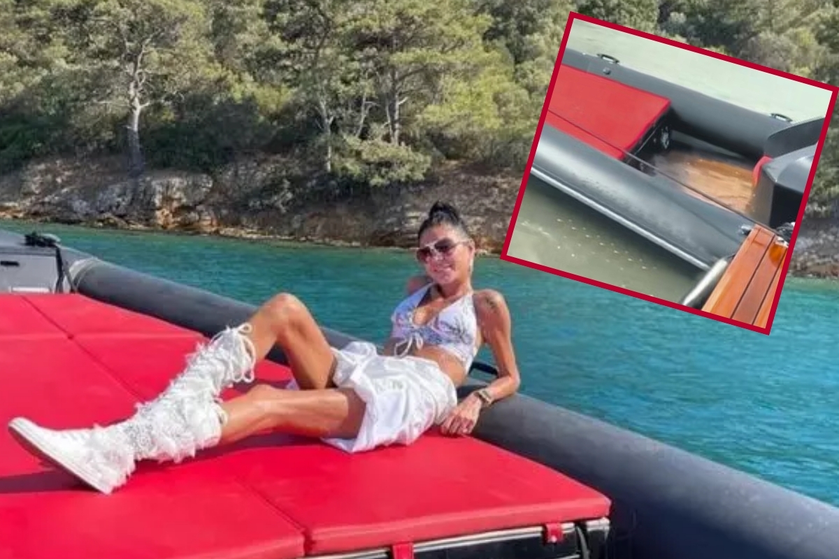 Sosyetik güzel Süreyya Yalçın’a fırtına darbesi: Bodrum Türkbükü’nde 30 milyon TL değerindeki lüks botu su alıp batma tehlikesi geçirdi