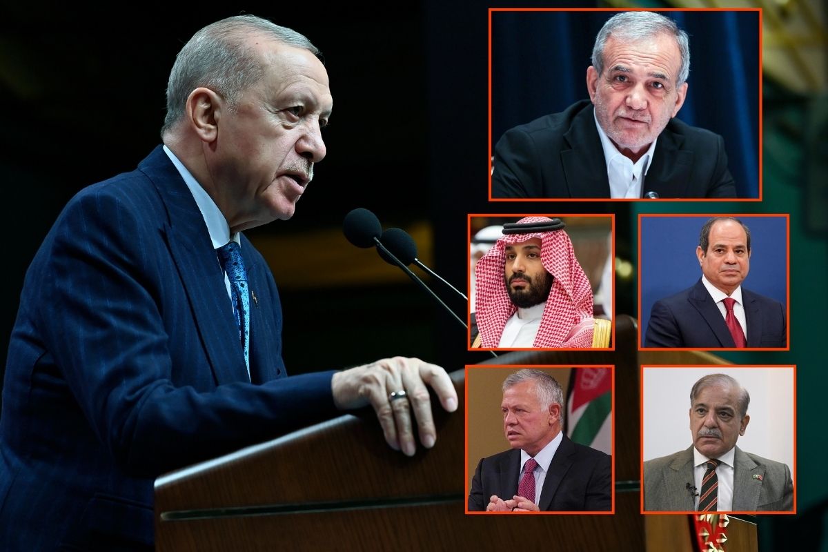Cumhurbaşkanı Erdoğan, İsrail ile İran arasındaki çatışmayla ilgili olarak dünya liderleriyle görüştü