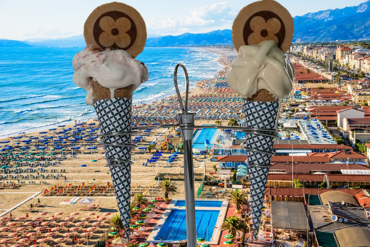 Louis Vuitton, İtalya’nın sahil kasabası Forte dei Marmi’de ilk gelateria pop-up’ını açtı