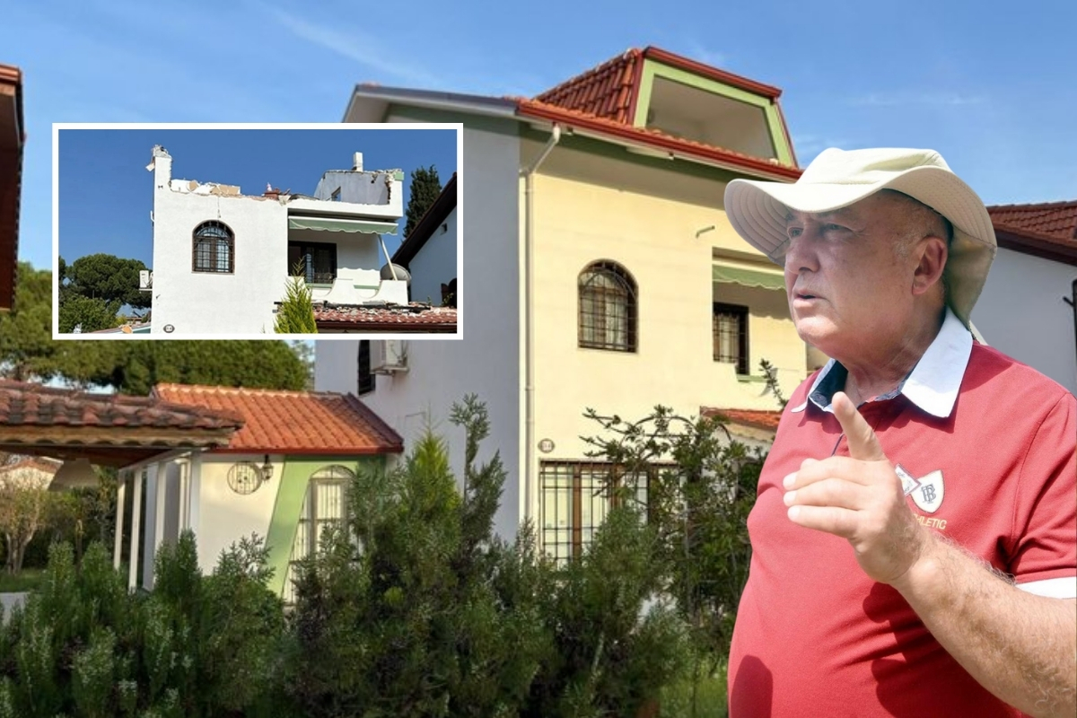 Kuşadası Belediyesi’nin kaçak yapı tespiti sonrası villasındaki kaçak katı yıkan ünlü deprem uzmanı Ahmet Övgün Ercan, evini satışa çıkardı