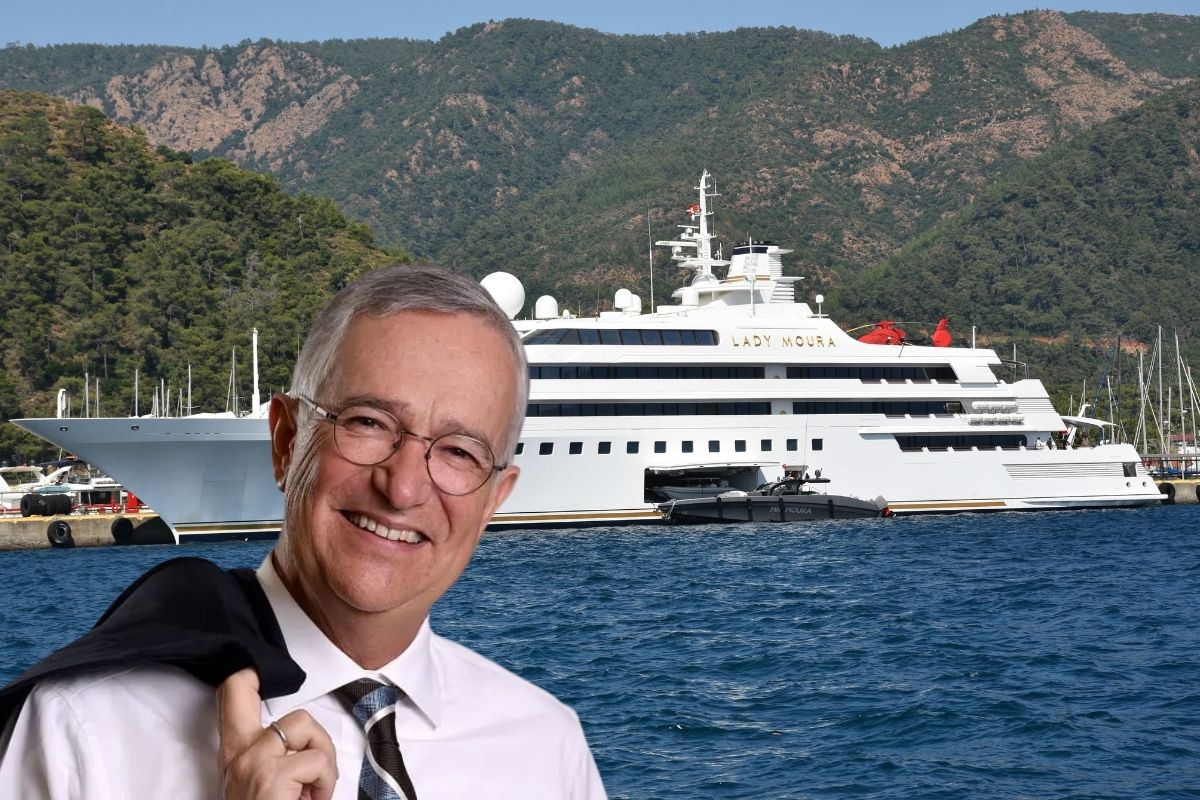 Meksikalı milyarder Ricardo Salinas Pliego'nun lüks yatı 'Lady Moura' Marmaris'te