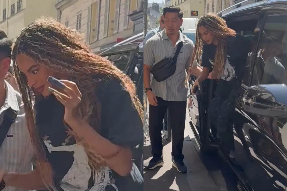 Beyoncé'nin kızı Blue Ivy, babası Jay-Z ile Paris gezisinde