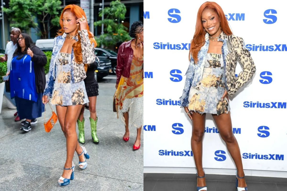 Keke Palmer formda ve vintage görünüm sergiliyor