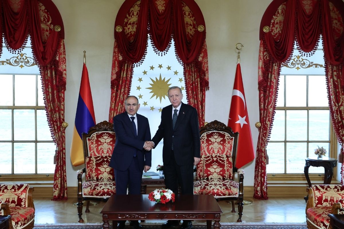 Cumhurbaşkanı Erdoğan, Ermenistan Başbakanı Paşinyan'ı kabul etti