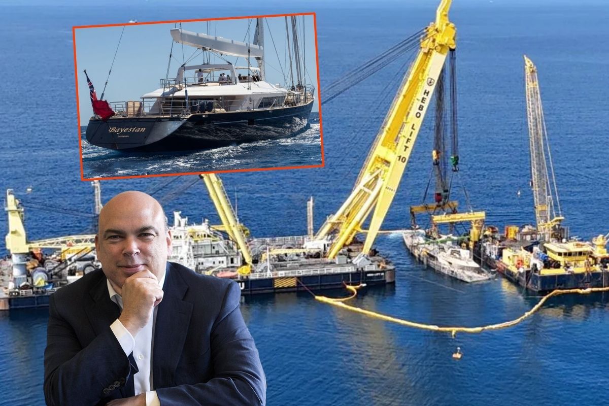 İngiliz milyarder Mike Lynch'in de aralarında bulunduğu 7 kişinin öldüğü lüks yat Bayesian'ın enkazı 28.8 milyon dolara çıkarıldı