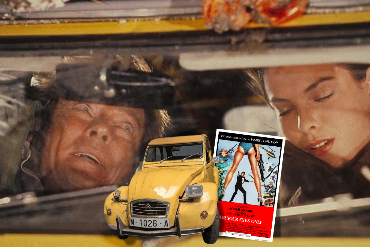 1981 yılında çekilen For Your Eyes Only filminde James Bond'un kullandığı Citroen 2CV açık artırmayla satışa çıktı