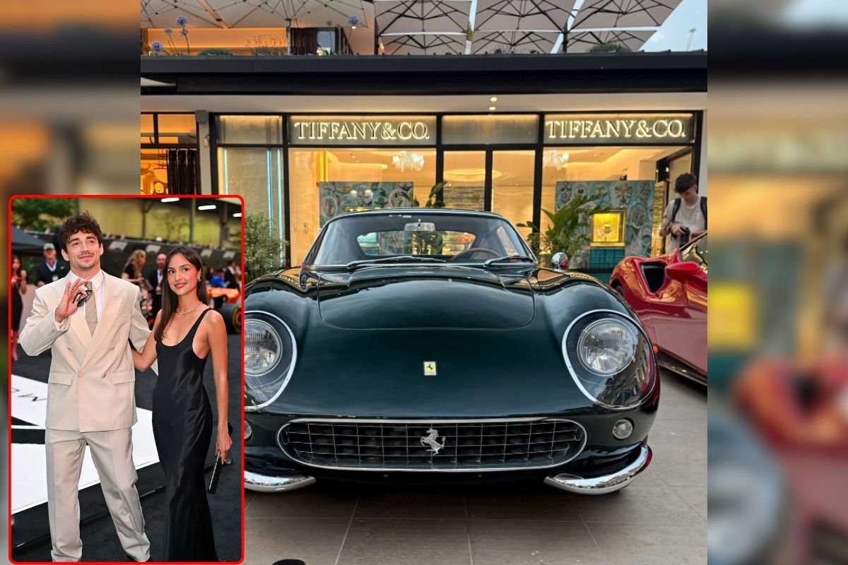Leclerc, Monako'da 2.5 milyon dolarlık klasik Ferrari ile görüntülendi
