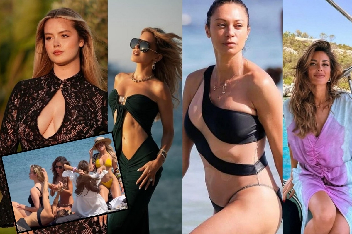 Avrupalı 5 ünlü model kız kıza Mavi Tur tatilinde