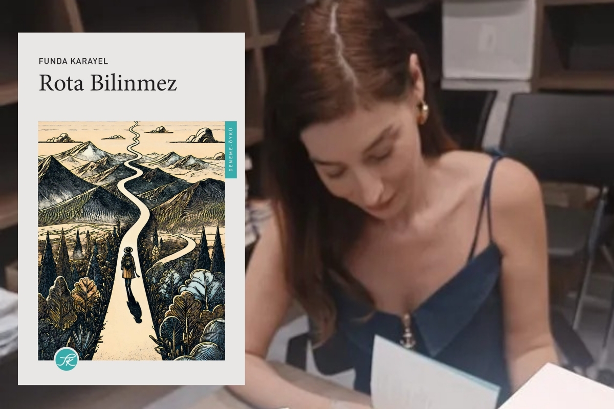 Funda Karayel'in havalimanlarını içsel yolculuklara dönüştüren yeni kitabı Rota Bilinmez raflarda