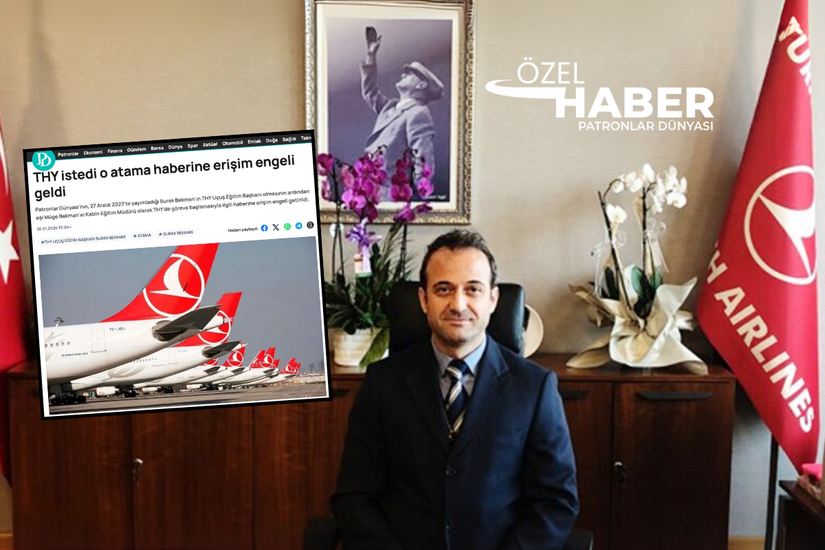Eşini Kabin Eğitim Müdürü olarak atadığı gerekçesiyle eleştirilen THY Uçuş Eğitim Başkanı Burak Bekman görevden alındı