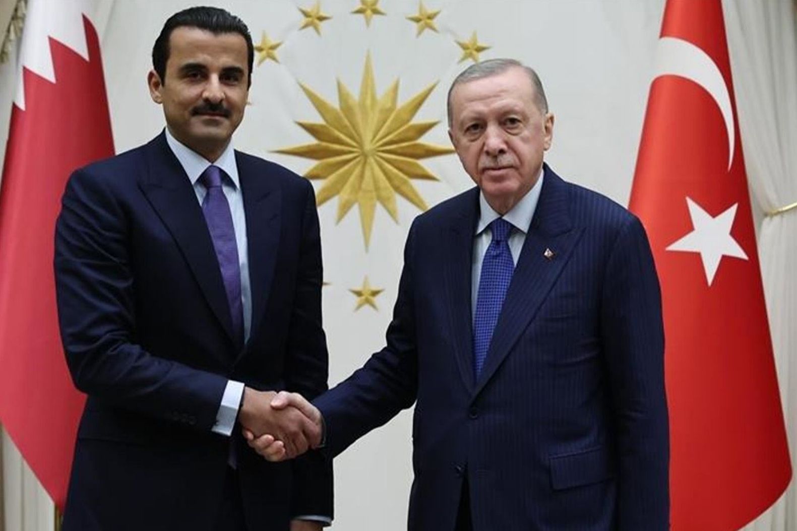 Cumhurbaşkanı Erdoğan Şeyh Temim'le görüştü, Katar'a her türlü saldırıyı sınadığını söyledi