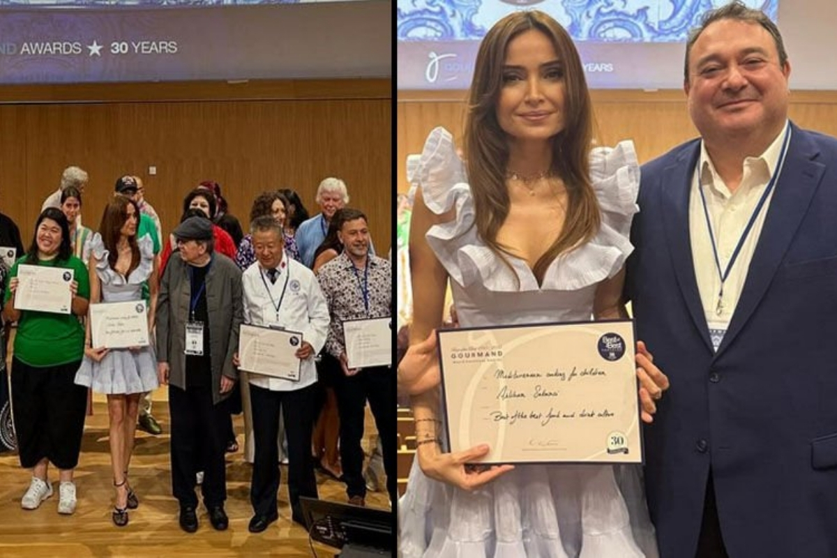 Aslıhan Koruyan Sabancı'ya yemek kitabı ödülü