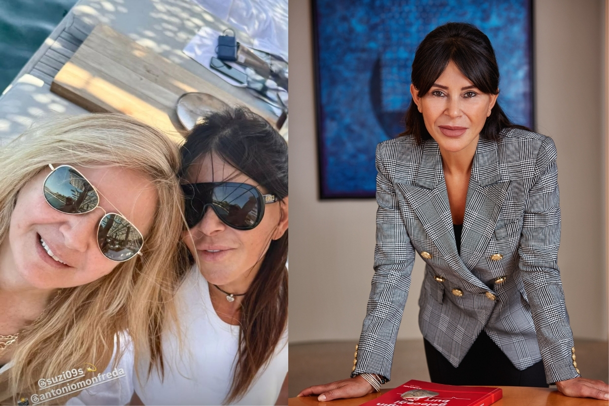 Suzan Sabancı Bodrum tatilinde