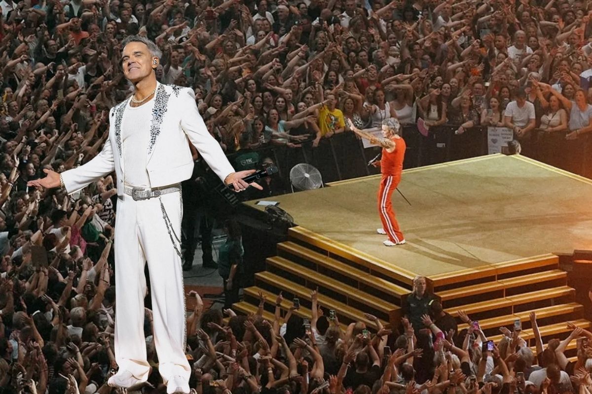 Yapay zeka yaptı, oldu: 17 ve 51 yaşındaki Robbie Williams sahnede buluştu