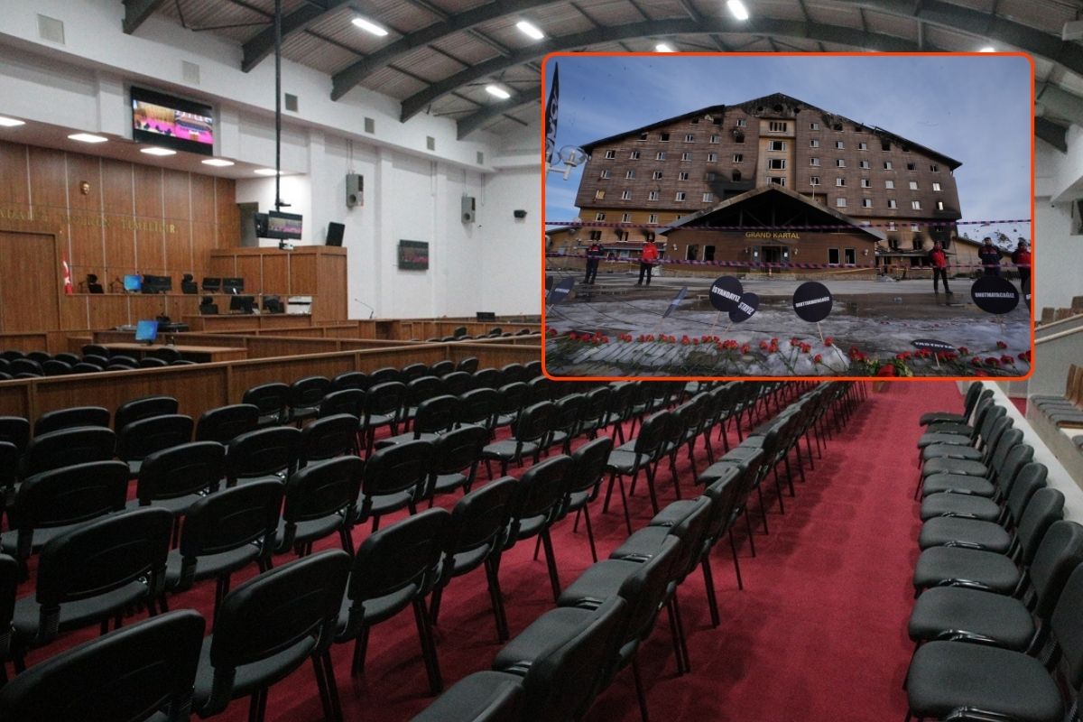 Kartalkaya otel yangını davası için 700 kişilik özel salon