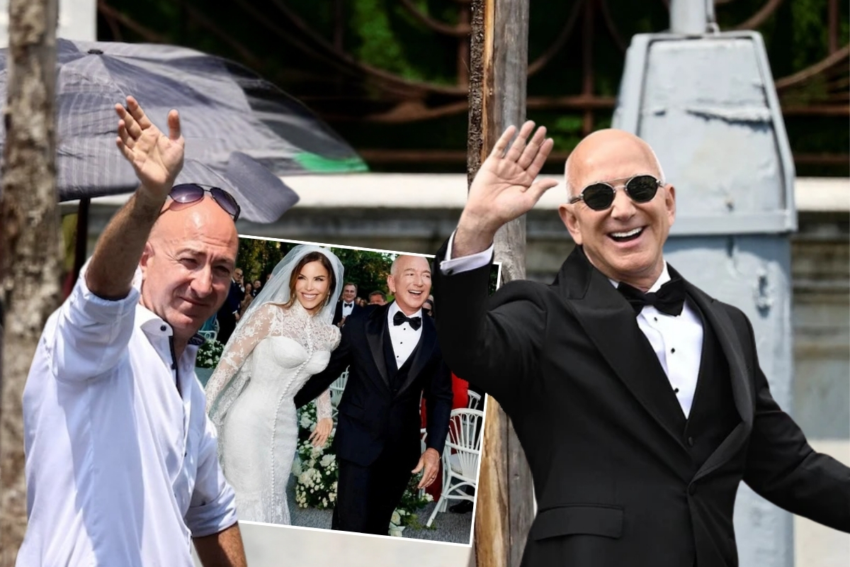 Jeff Bezos ile Lauren Sanchez'in düğününü Venedik'te izleyen, Türk işletmeci Çağdaş Halıcılar, Bezos'a benzerliğiyle ilgi odağı oldu