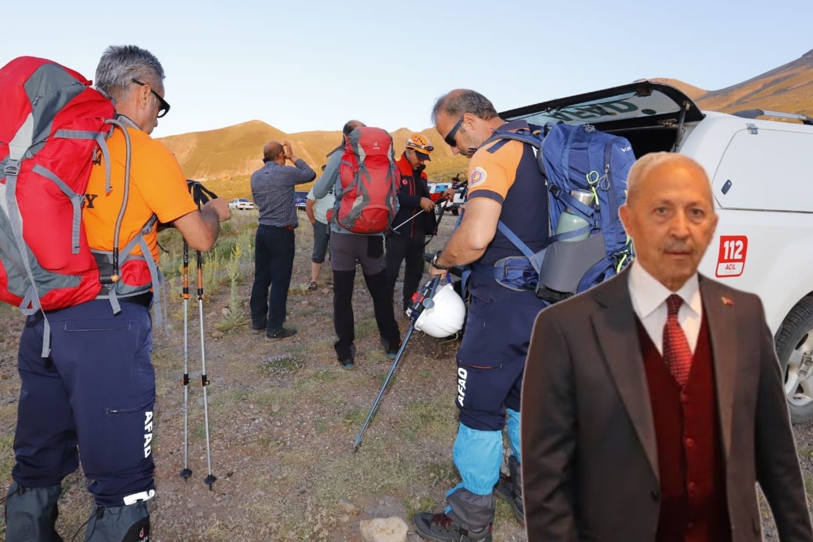 Türk Kızılay Ankara Şube Başkanı Mehmet Sılay, Hasan Dağı'na zirve tırmanışında düşerek yaralandı
