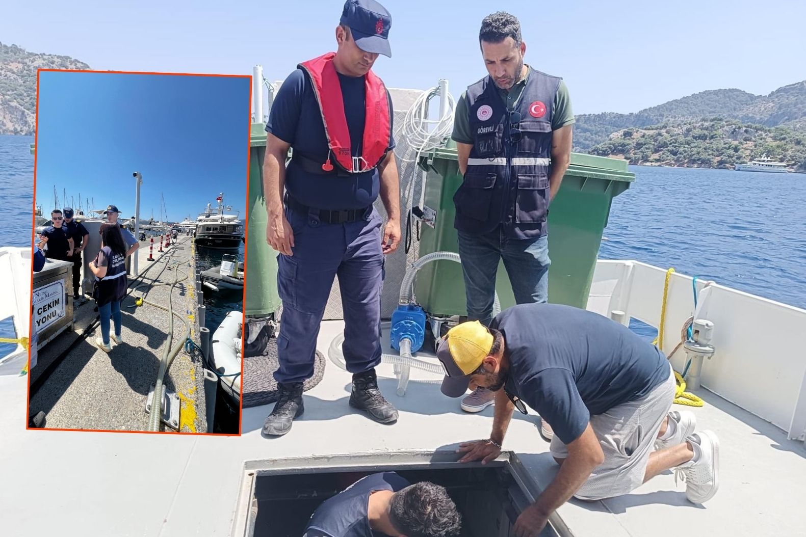Muğla'da atık kabul tesisleri ve atık alma gemilerine 11 milyon lira ceza kesildi