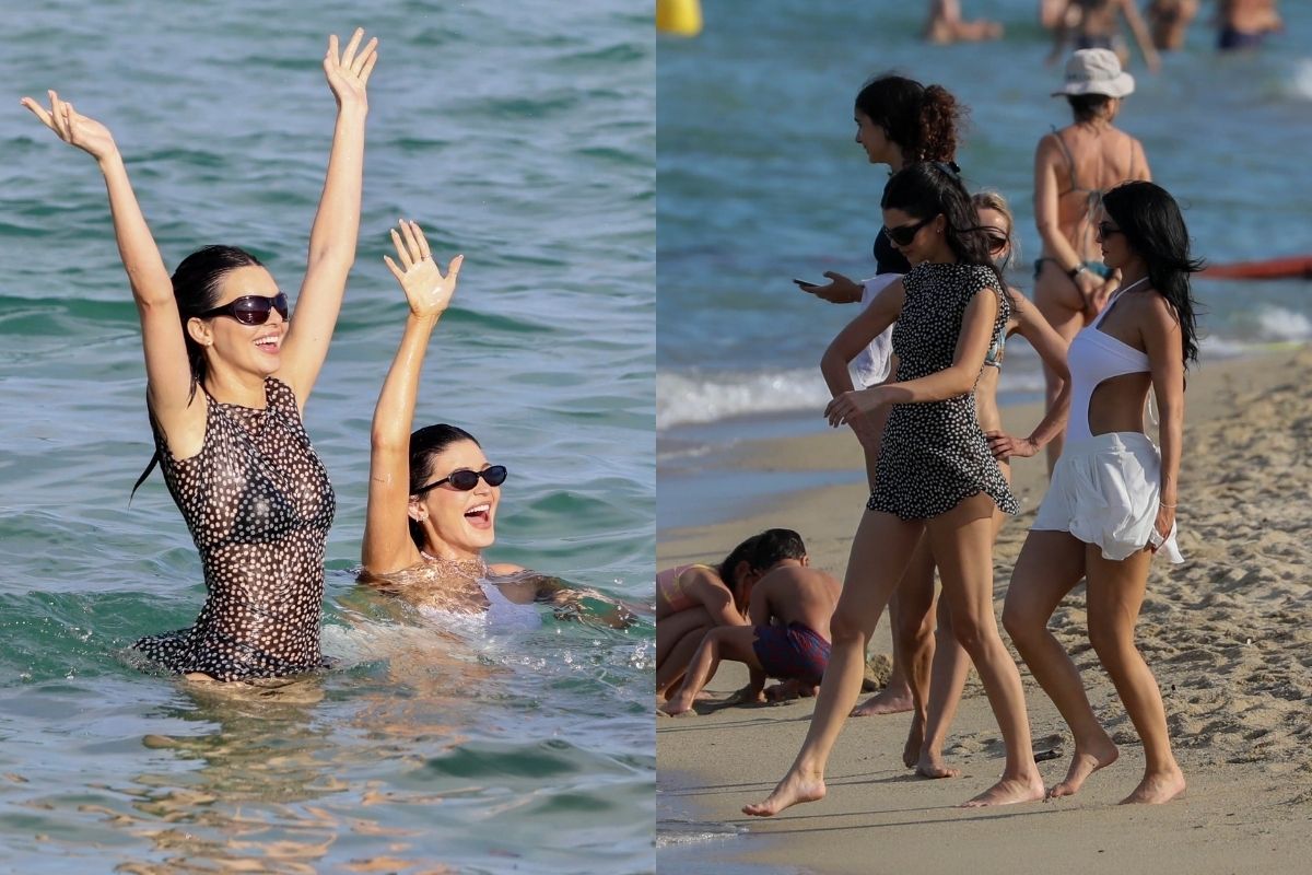 Kylie ve Kendall Jenner, St. Tropez'de tatil keyfinde