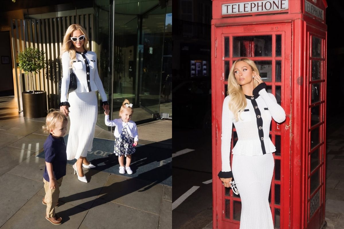Paris Hilton, ailesiyle Londra'da