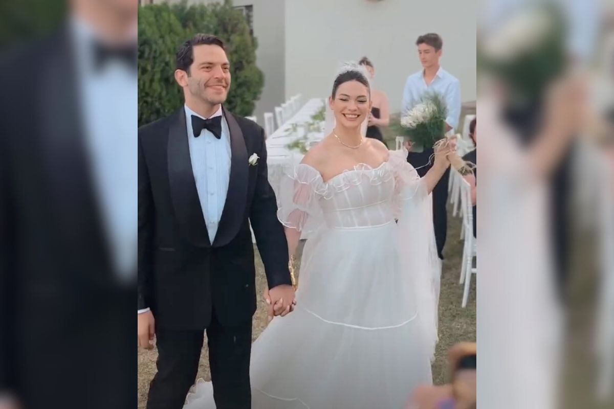 Beste Kökdemir, iş insanı Fazlı Erdinç Çatak ile evlendiği gün bebek müjdesi verdi