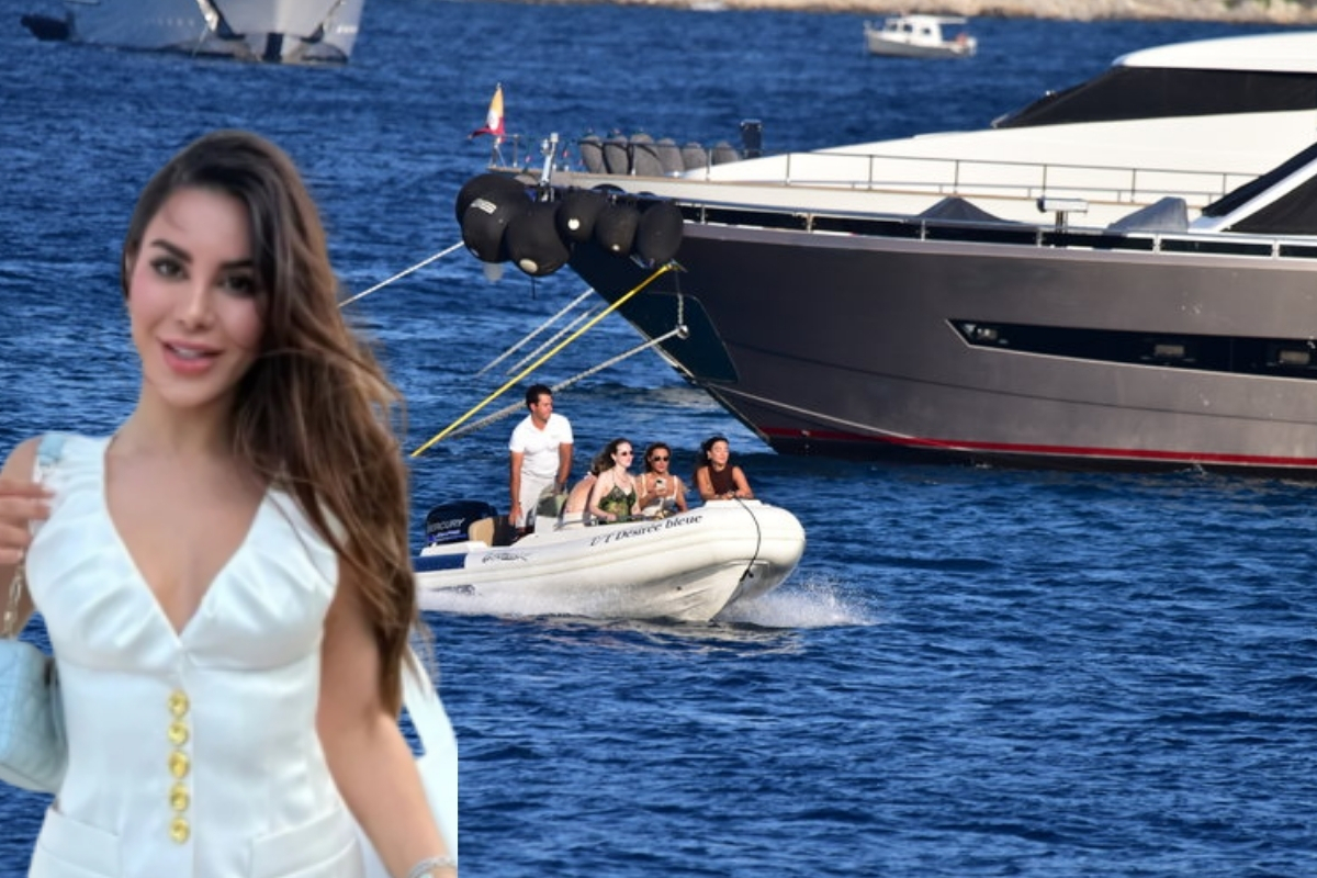 Cemiyet hayatının ışıltılı isimlerinden Pırıl Çetindoğan Kokuludağ, bodrum tatilinde arkadaşlarını yatında ağırlıyor