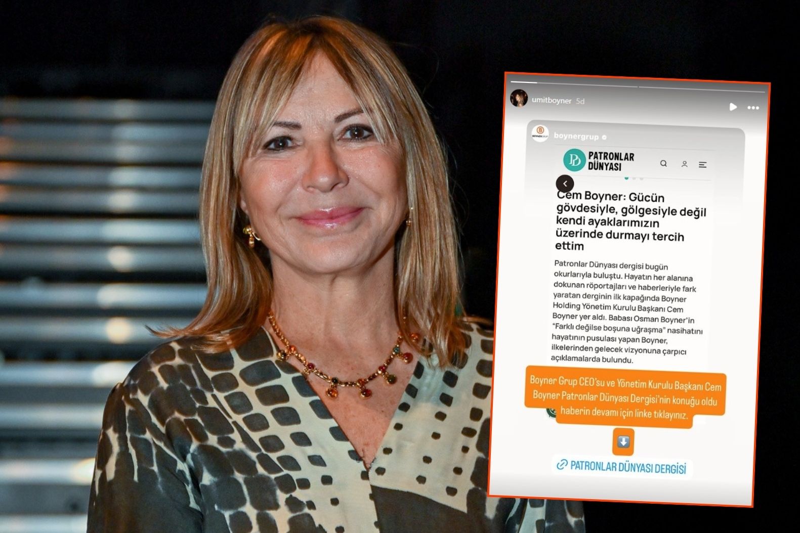 İş insanı Ümit Boyner'den Patronlar Dünyası dergisi paylaşımı