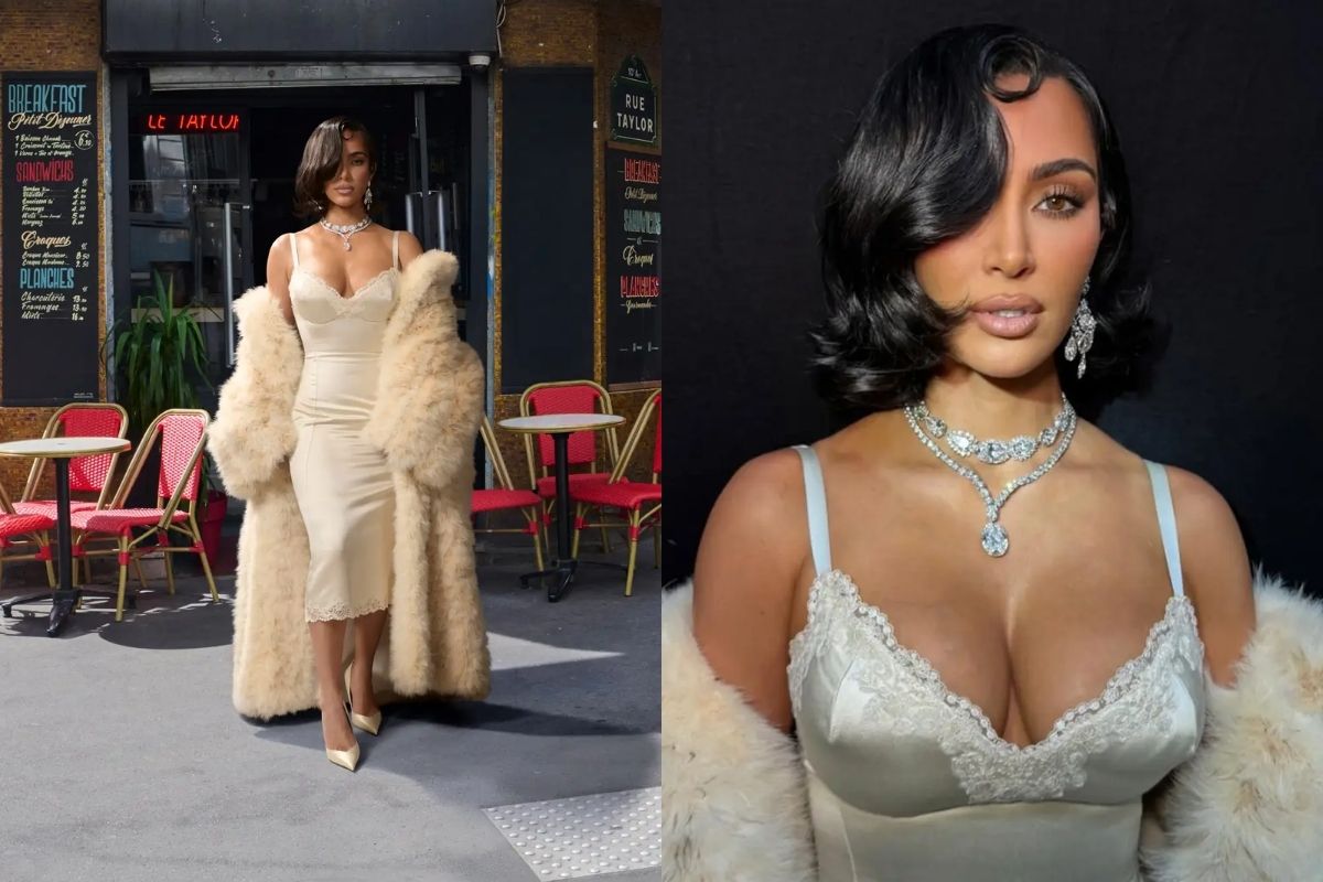 Kim Kardashian, Balenciaga podyumunda 250 karattan fazla elmas taktı