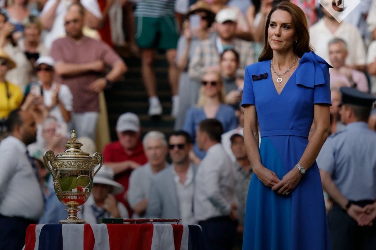 Kate Middleton, Wimbledon Şampiyonası'nda ödülleri takdim etti