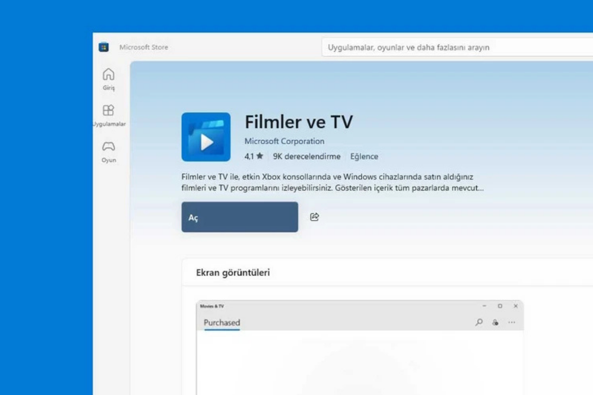 Microsoft, Film ve TV mağazasını kapattı