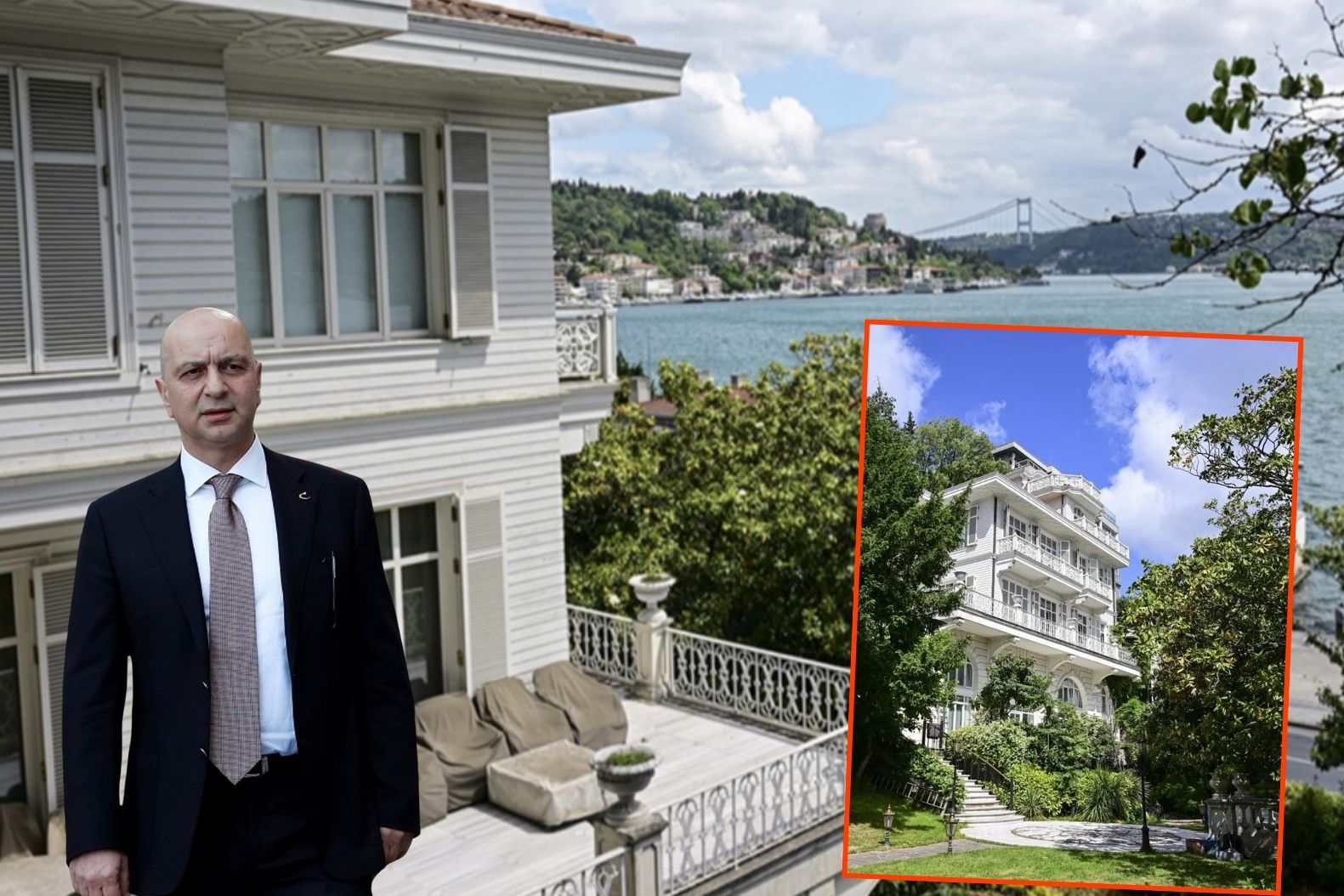 Devlet tarafından el konulan FETÖ'cü Akın İpek'in İstanbul Boğazı'ndaki köşkü 25 milyon lira indirimle açık artırmaya çıkıyor