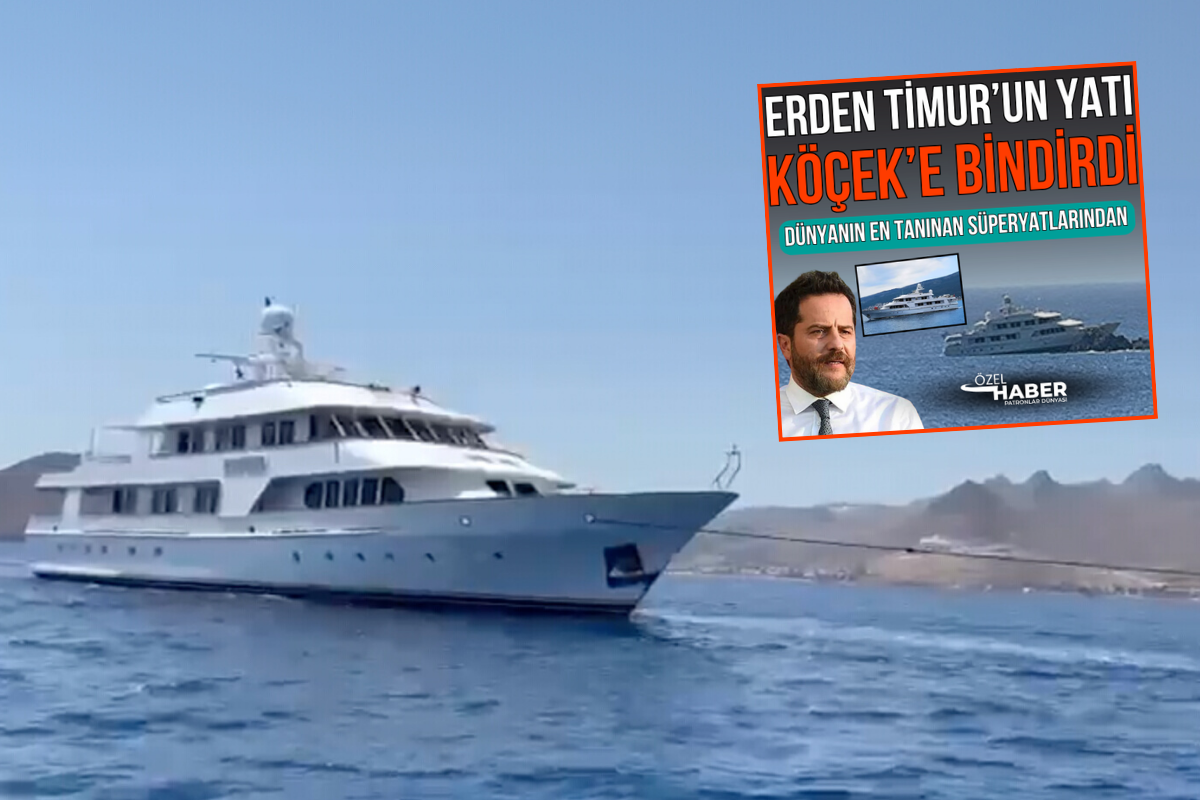 Bodrum'un Köçek Sığlığı mevkisinde kayalara bindiren Erden Timur'un sahibi olduğu Monte Carlo isimli süperyat yeniden denize açıldı