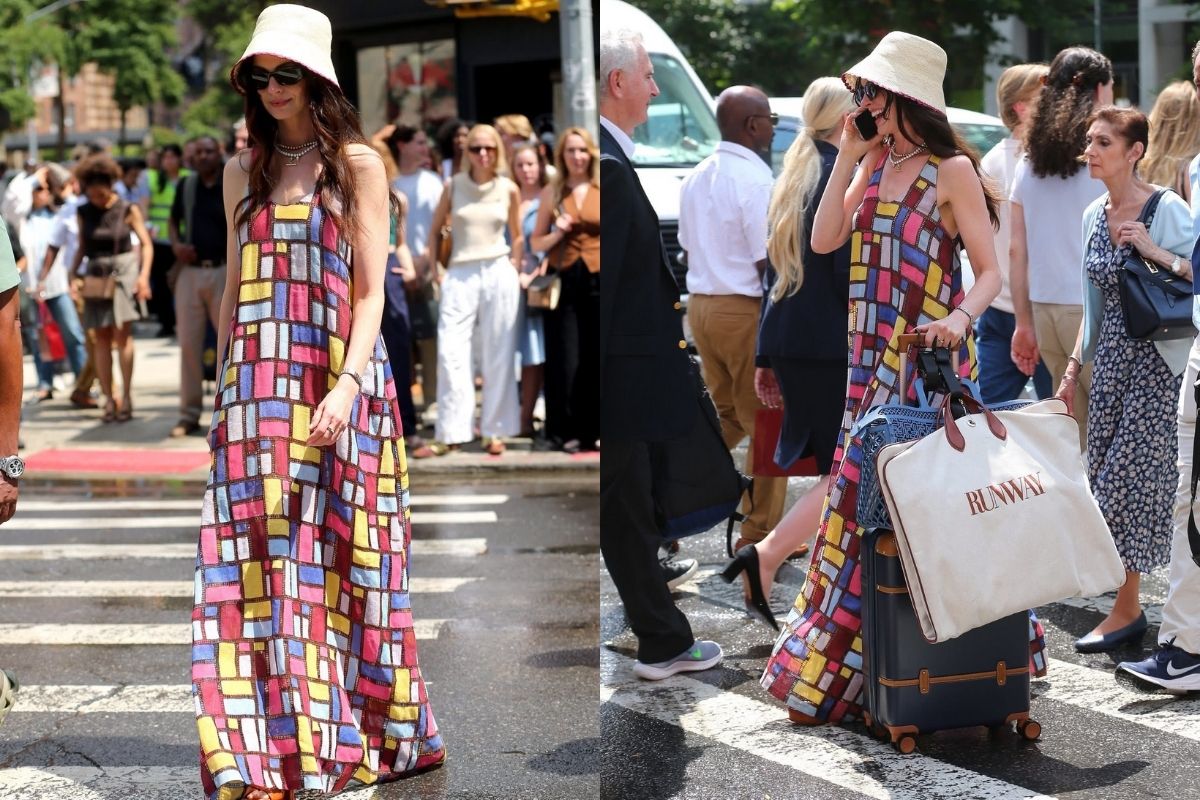 Anne Hathaway, "Şeytan Prada Giyer 2" filminin çekimleri için New York'ta