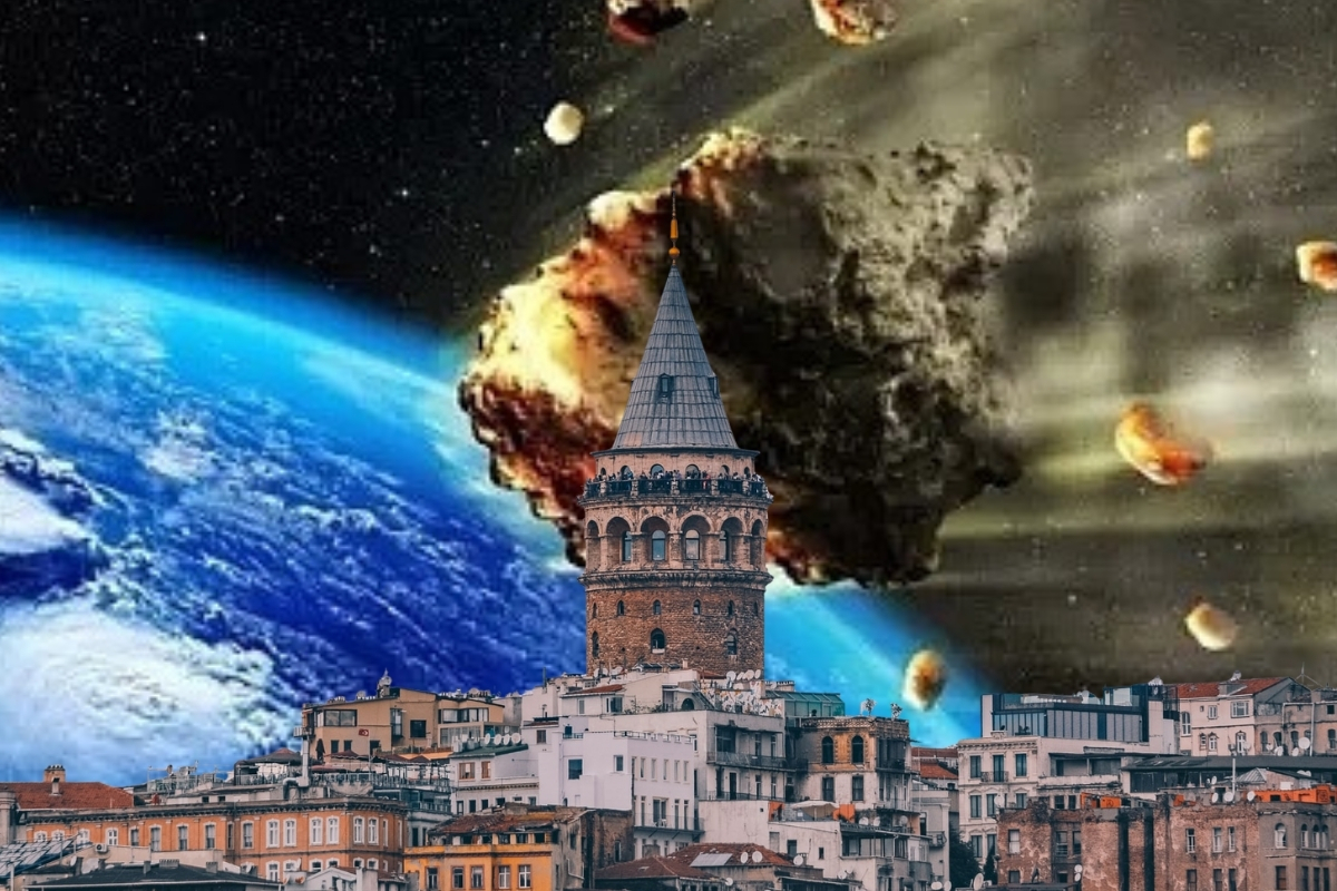 Galata Kulesi büyüklüğündeki bir asteroit, saatte 47 bin mil hızla dünyaya doğru ilerliyor