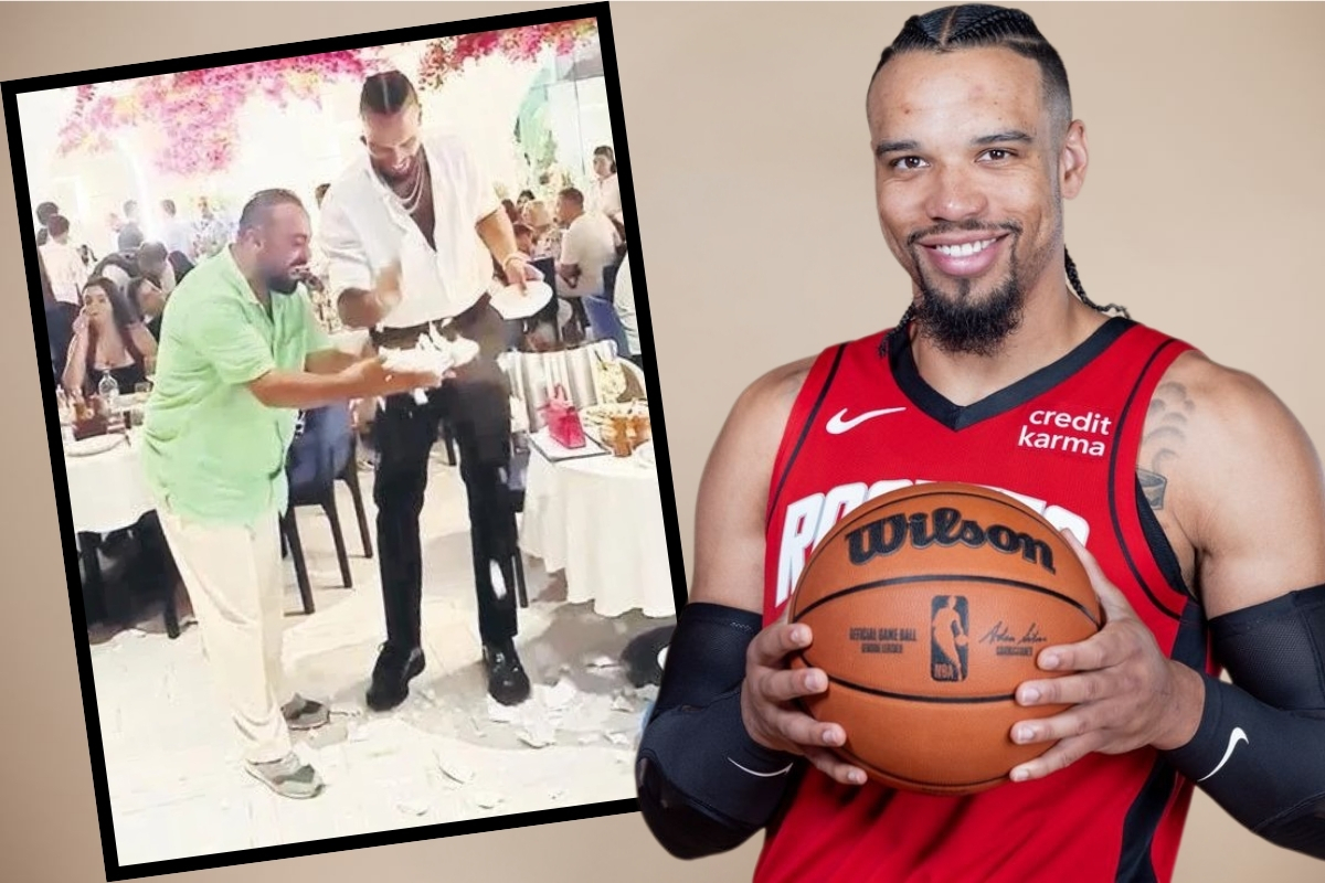 NBA yıldızı Brooks'un Bodrum'da tabaklı eğlencesi