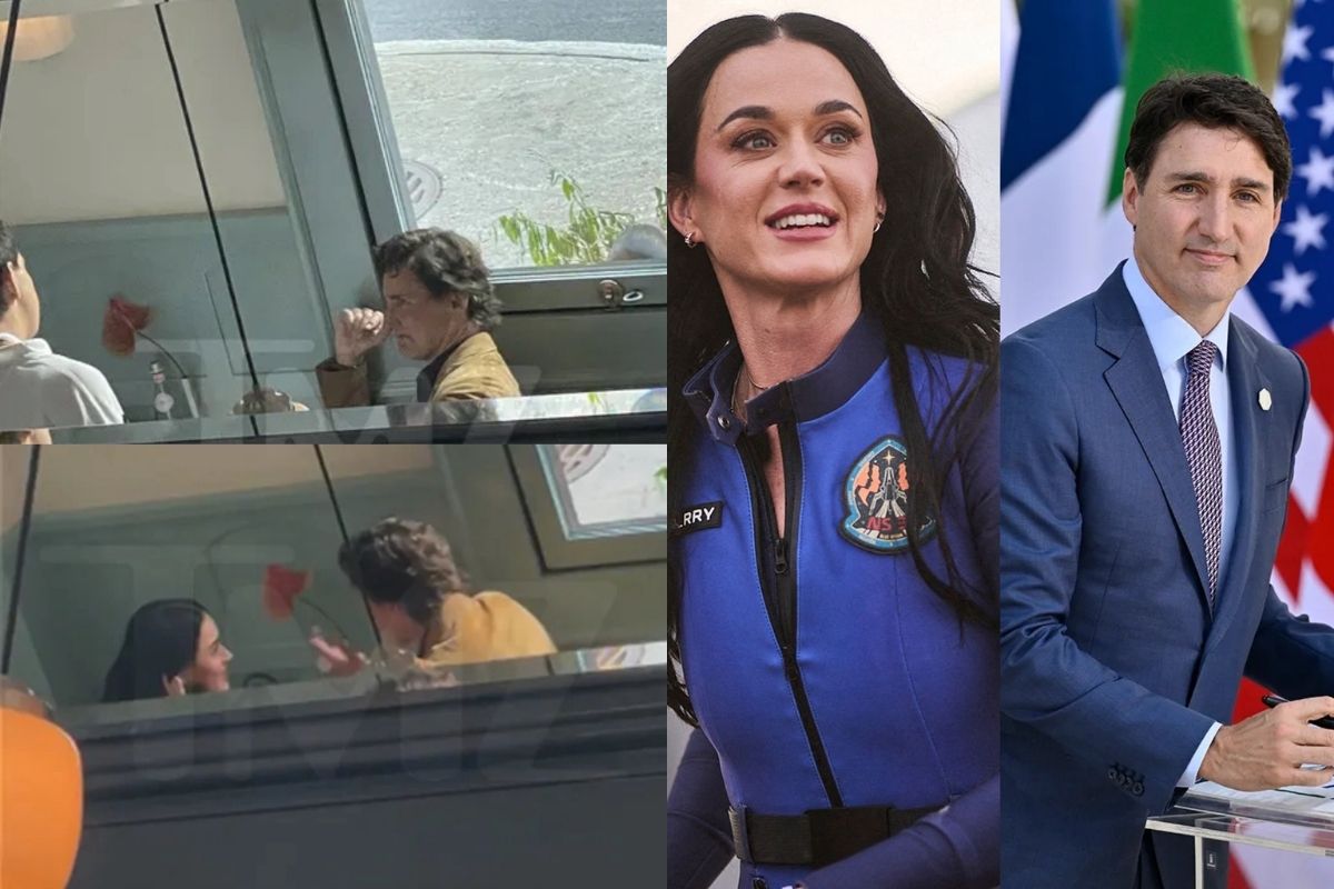 Katy Perry, Kanada Eski Başbakanı Justin Trudeau ile Le Violon'da birlikte yemek yerken görüldü